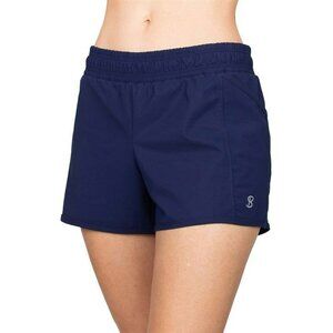 Sofibella UV Staples 3 Inch Short Navy Blue Size Small